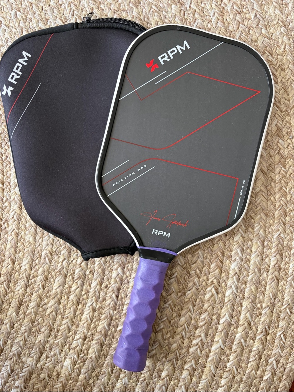 RPM V2 Friction Pro 16mm Elongated Paddle with Cover